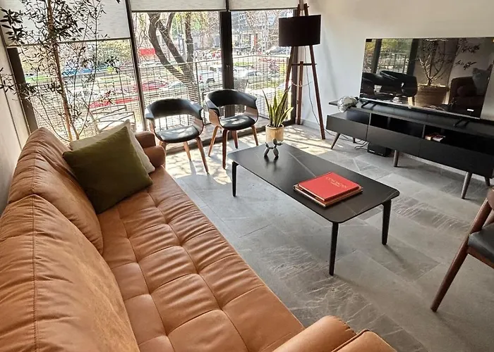 Departamento Av Reforma - Roma Norte - Balcon Parking Rooftop * Mexico City