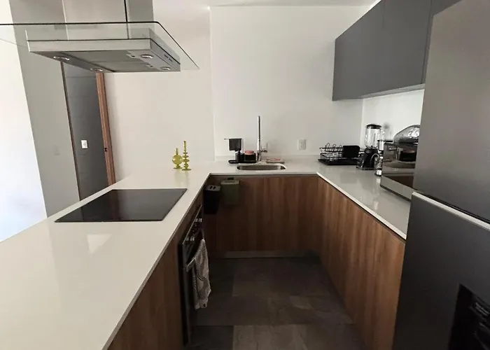 Departamento Av Reforma - Roma Norte - Balcon Parking Rooftop * Mexico City