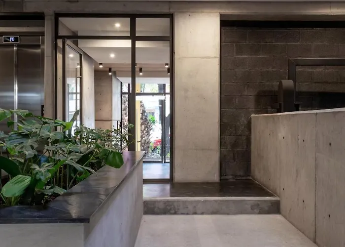 Departamento Av Reforma - Roma Norte - Balcon Parking Rooftop Apartment