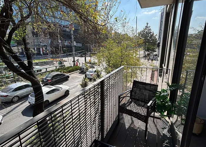 Departamento Av Reforma - Roma Norte - Balcon Parking Rooftop Apartment *