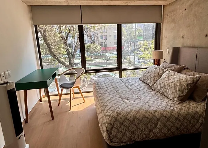 Apartment Departamento Av Reforma - Roma Norte - Balcon Parking Rooftop Mexico City